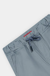 Boys Gray Cotton 6 Pocket Cargo Trouser